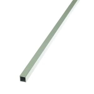 Wickes 25mm Multi Purpose Square Tube - Anodised Aluminium 1m