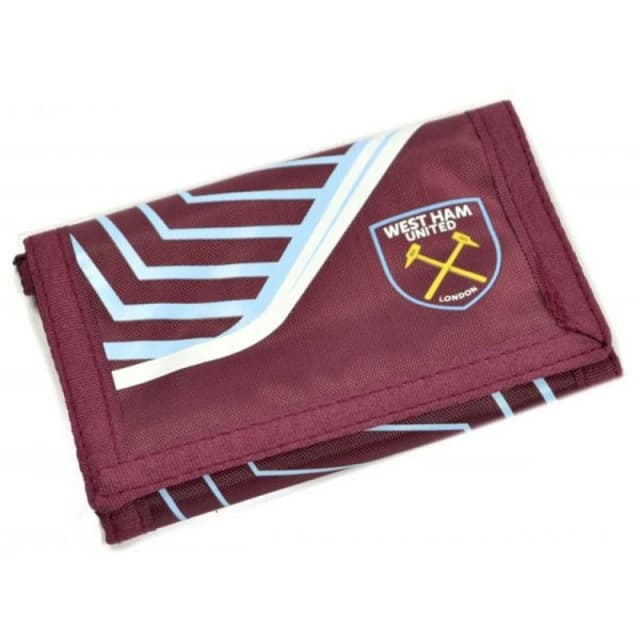 West Ham United FC Mens Crest Wallet in Dark Red Dark Red Male One Size
