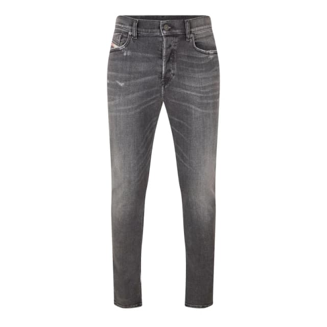 Diesel Mens Straight Leg Jeans Blk Gry Denim male 29W L