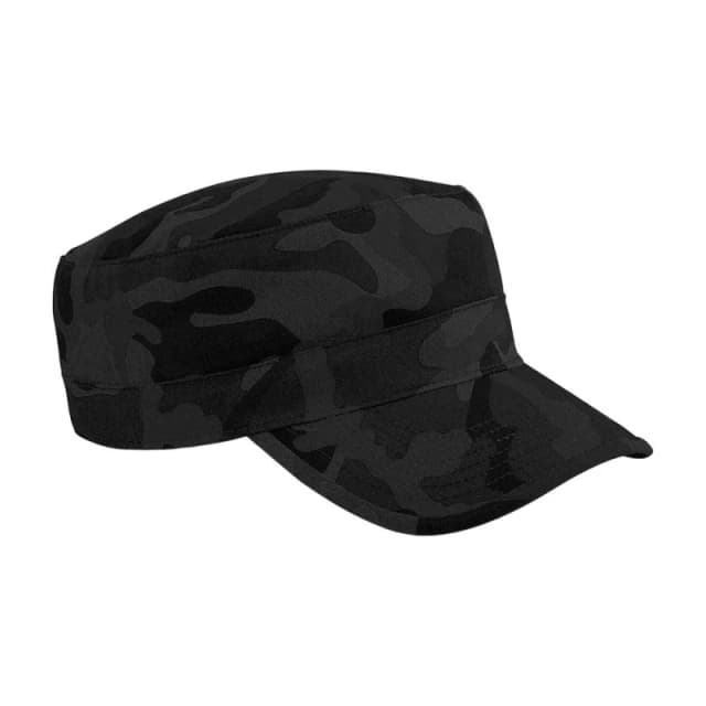 Beechfield Womens Camo Army Cap in Midnight Midnight Female One Size
