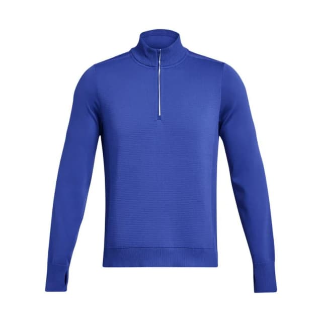 Under Armour IntelliKnit Run Zip Top Blue male S
