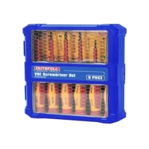 Faithfull XMS21PREVDE6 Precision VDE Screwdriver Set 6 Piece