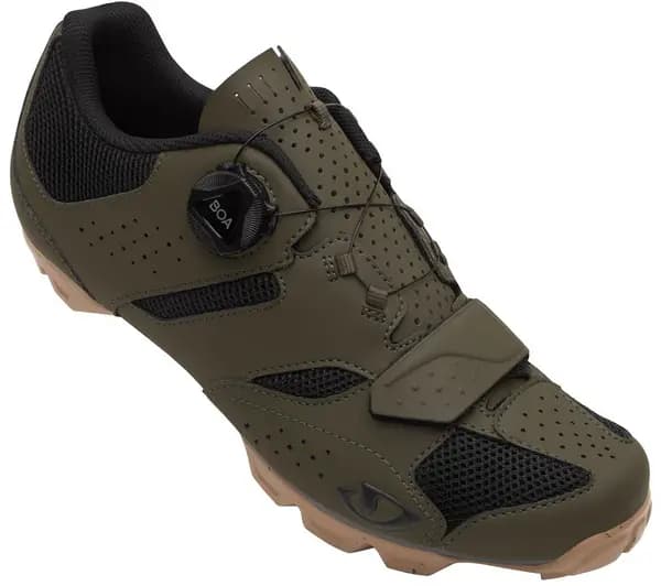 Giro Cylinder II Mens Mountain Bike Shoes 40 OLIVE/GUM