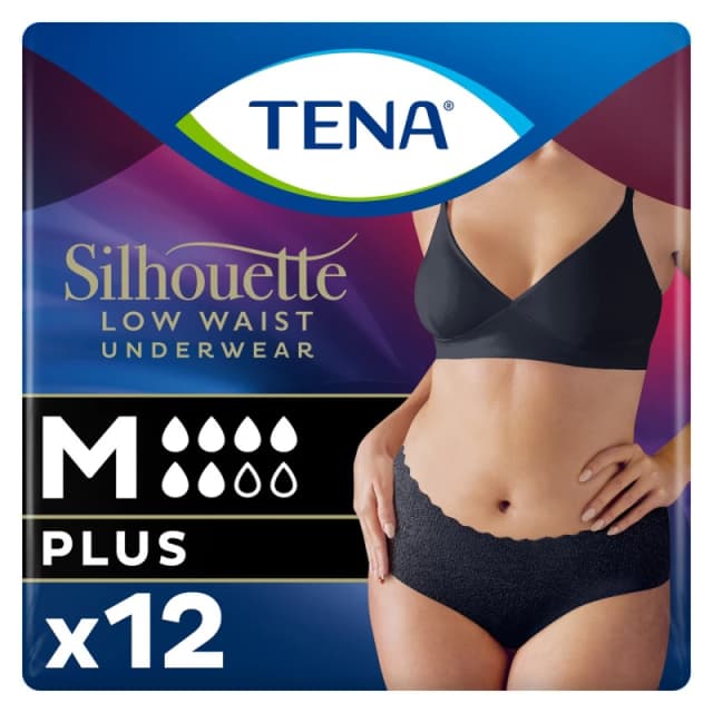 Tena Silhouette Incontinence Pants Black Medium 113776534