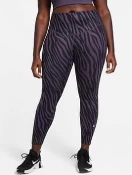 Nike The One Icon Clash Printed Leggings - Zebra Print