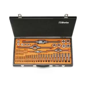 Beta Tools 446/C48 48pc Metric Tap & Die Set (M3-20) + Accessories 004460057