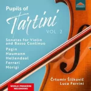 Pagin/Naumann/Hellendaal/Ferrari/Morigi Pupils of Tartini Sonatas for Violin and Basso Continuo - Volume 2 by Andre Noel Pagin CD Album