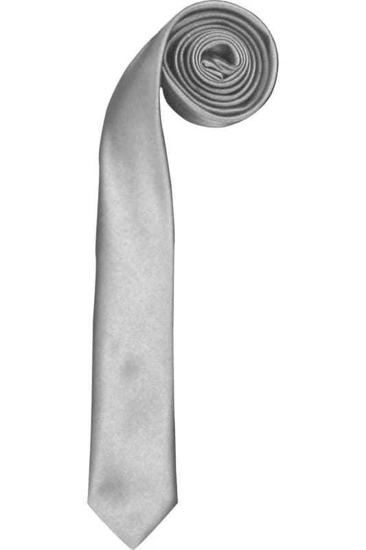 Premier Premier Men Tie - Slim Retro Work Tie Pack of 2 in Silver Silver One Size Male 5059269154523