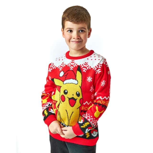 Pokemon Christmas Jumper Red