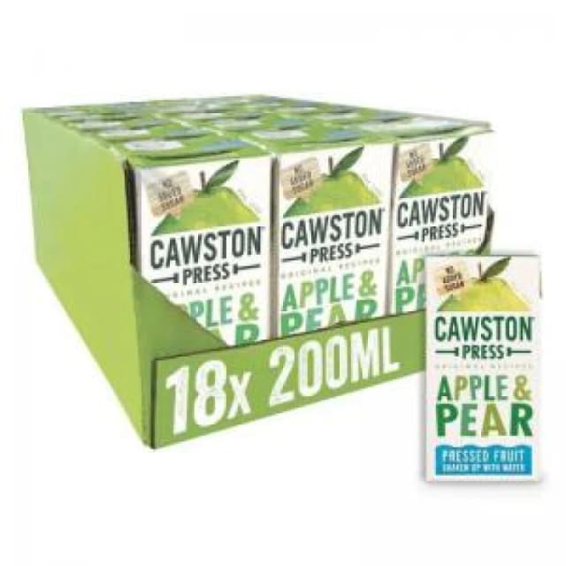Cawston Press Apple and Pear Juice 200ml (18 Pack) FRWM121
