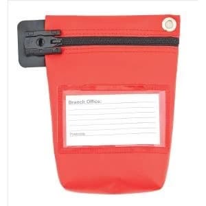 Small Heavy Duty Cash Bag Red CB0R