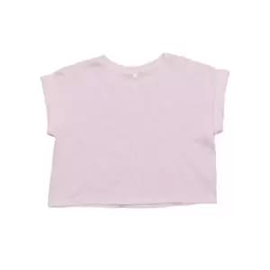 Mantis Womens/Ladies Crop Top (L) (Soft Pink)