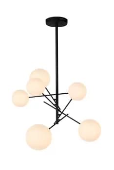 Alara Modern Pendant light - Ø72cm - LED - G4 - 6x1,5W 2700K - Black