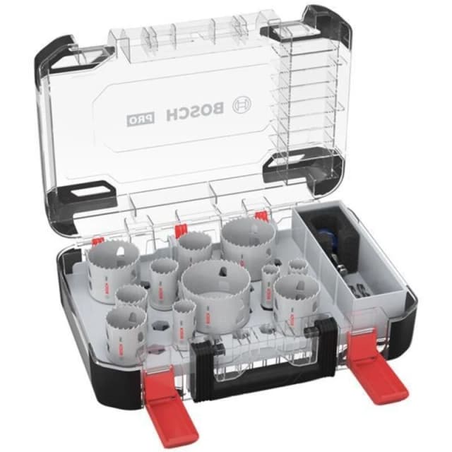 Bosch PRO 14 Piece Multi Material PC Plus Hole Saw Set 2608594425