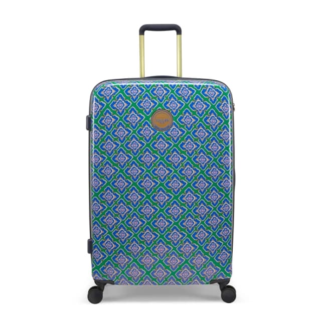 Joules Large Trolley Spinner Suitcase - Womens Hardside Large Trolley Spinner Suitcase - Womens Hardside - 75.5(h) x 49.5(w) x 28(d) cm - Tile Diamond
