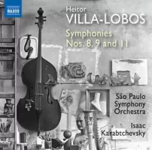Heitor Villa-Lobos Symphonies Nos 8 9 and 11 by Heitor Villa-Lobos CD Album