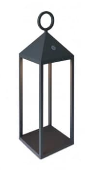 Portable Lantern Small, 2.2W LED, 3000K, 188lm, IP54, Graphite