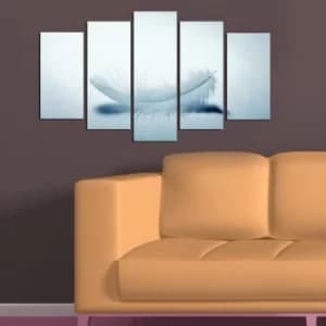 5MF-26 Multicolor Decorative MDF Painting (5 Pieces)