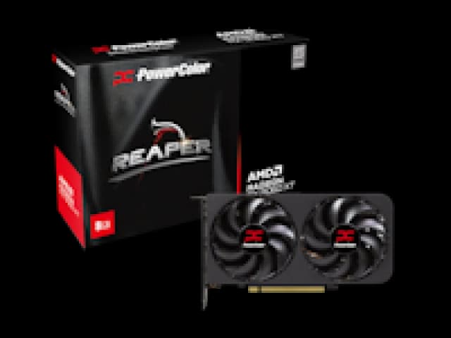 PowerColor Radeon RX 9060 XT Reaper GDDR6 8GB PCI-Express Graphics Card - RX9060 XT 8G-A