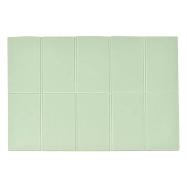 Kandytoys 1.98M X 1.48M Folding Pastel Green Baby Mat