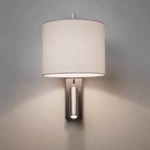 1 Light Indoor Wall Light Matt Nickel, E27