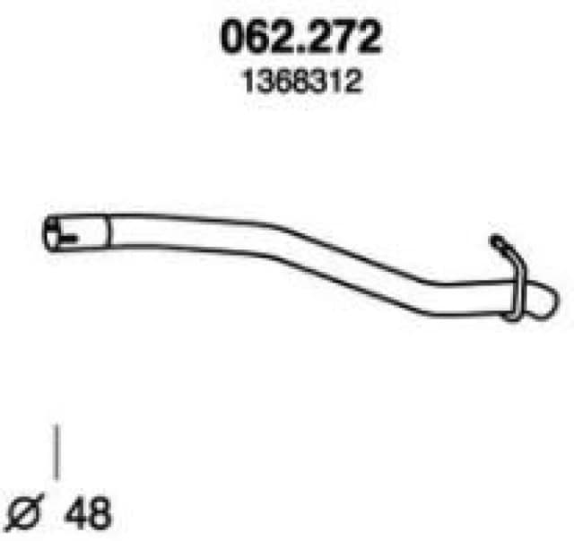 PEDOL 062.272 Exhaust Pipe Exhaust Pipe (17)