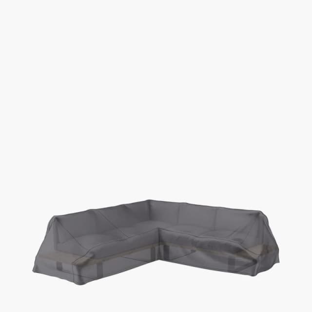 Ruma AeroCover L-Shaped Sofa Breathable Polyester 300x300x90xH30/45/70cm in Dark Grey Size: 1 Pack Dark Grey Unisex 1 Pack