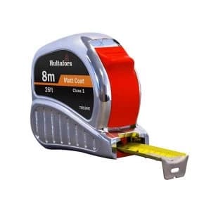 Hultafors TM8ME Chrome Tri-Matic Pocket Tape 8m/26ft (Width 25mm)