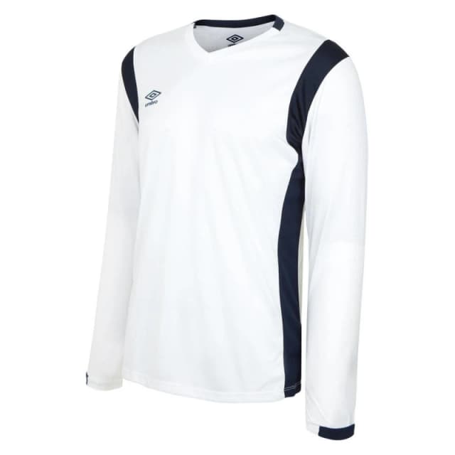 Umbro Umbro Men Spartan Long-Sleeved Jersey in White Size: X-Large White XL Male 5063750875293