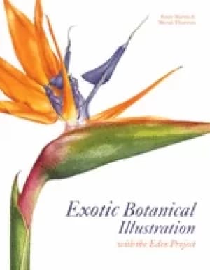 exotic botanical illustration with the eden project