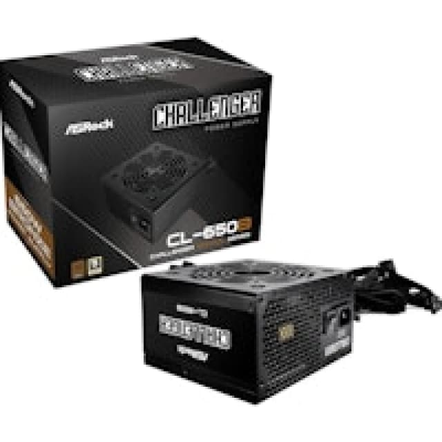 ASRock Challenger CL-650B 650W ATX 3.1 PCIe 5.1 80 Plus Bronze Power Supply