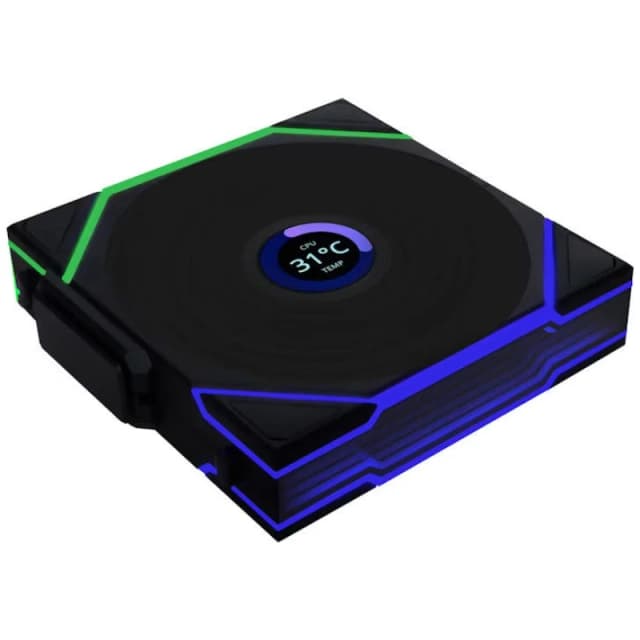 Lian Li UNI FAN TL LCD Wireless Reverse 120 Black Single Fan Pack - 12RTLLCD1W1B