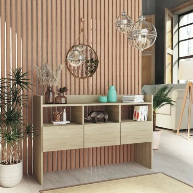 VIDAXL Sideboard Sonoma Oak 105x30x70cm Engineered Wood Vidaxl 8720286607206