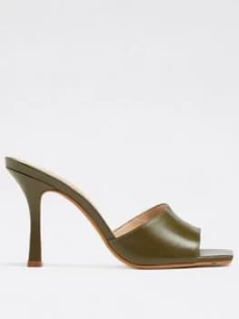 Dune London Mantra Heeled Sandal - Khaki