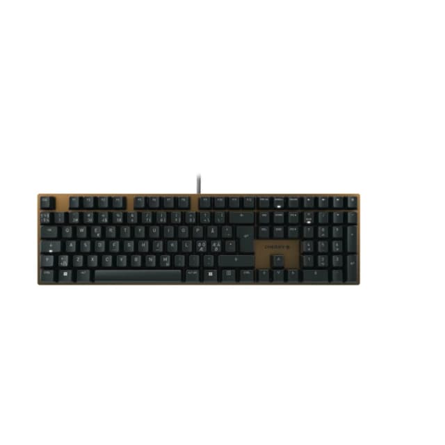CHERRY KC 200 MX keyboard Universal USB QWERTY Nordic Black. Bronze