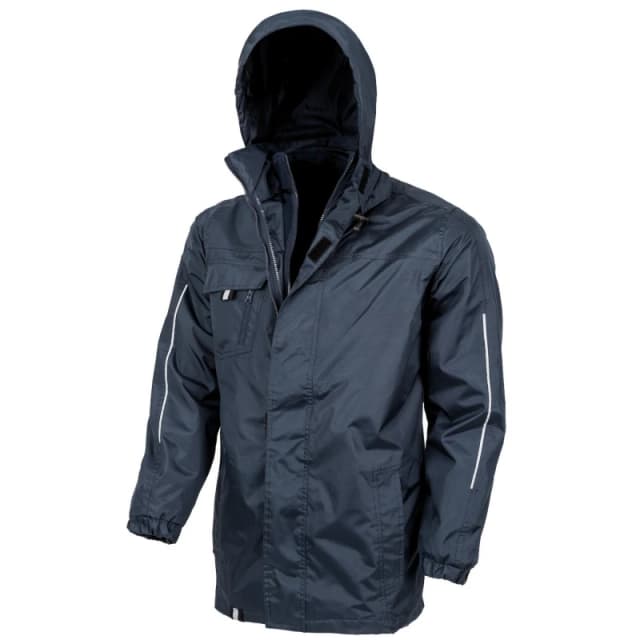 Result Result Men Core Printable 3-In-1 Transit Jacket in Navy Size: X-Small Navy XS Male 5057520119090