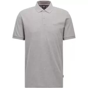 Hugo Boss Pallas Polo Shirt Silver