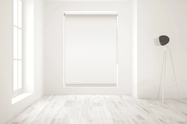 Blinds Outlet Blackout Roller Blind in White Size: 210cm width x 160cm drop White Unisex 210cm width x 160cm drop