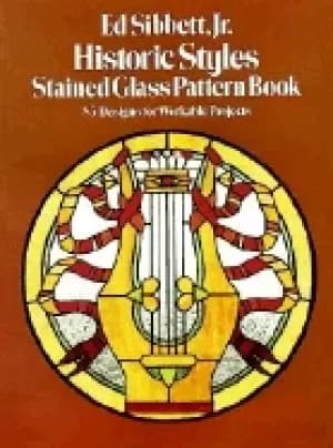 historic styles stained glass pattern book