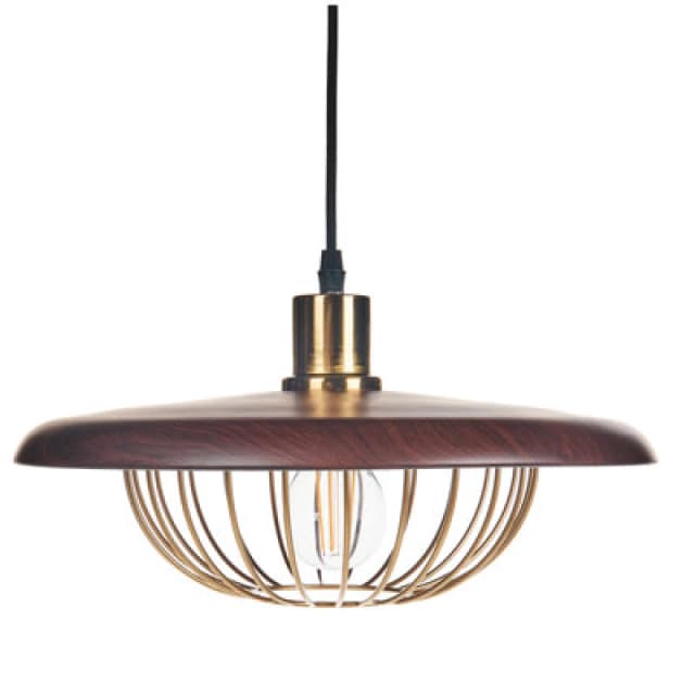 Beliani Pendant Lamp Tordillo Metal Gold