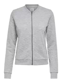 ONLY Bomber Sweatshirt Women Grey