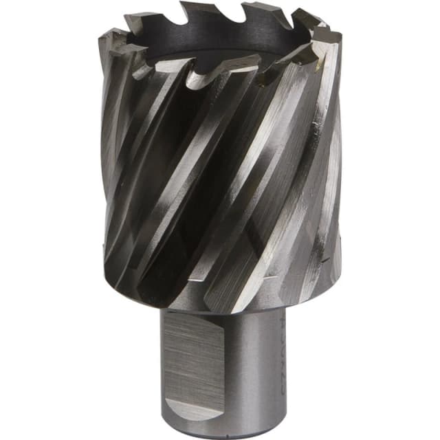 Loops 36mm x 25mm Depth Rotabor Cutter - M2 Steel Annular Metal Core Drill 19mm Shank Metallics