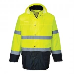 Oxford Weave 150D Class 3 Lite Hi Vis 2-Tone Traffic Jacket Yellow / Navy XL