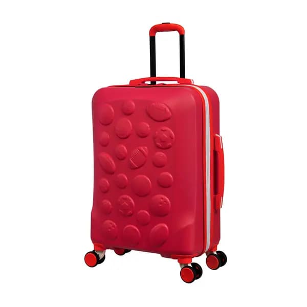 IT Luggage Half Time VWWM5 Hard Shell Poy Red Kiddies Cabin Suitcase