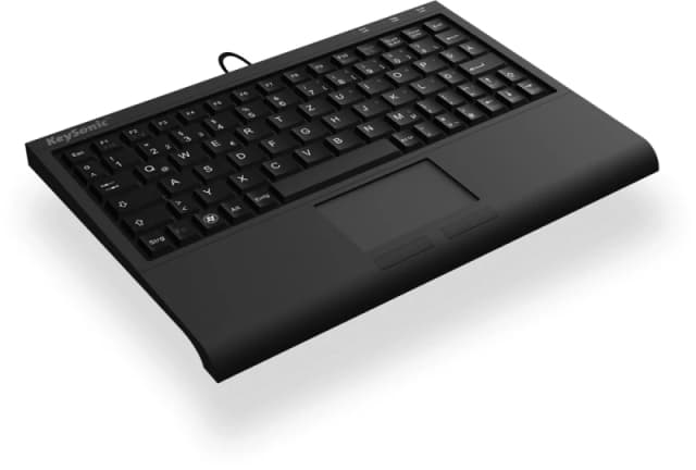 KeySonic ACK-3410 (DE) keyboard Office USB QWERTZ German Black