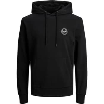 Jack and Jones and Jones Gordon Shark Hoodie Mens - Black