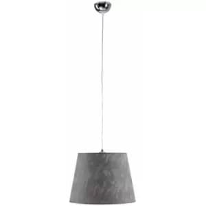Keter Luca Dome Pendant Ceiling Light Grey, 38cm, 1x E27