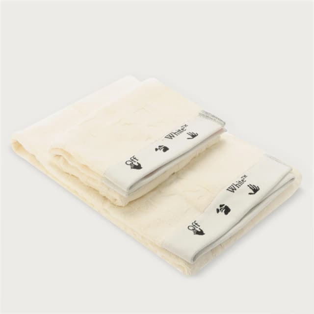 Off White Monogram Towel Creme No Color unisex One Size