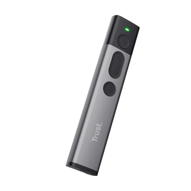 Trust Trust Kazun Wireless presenter RF Aluminium, Black 23333