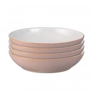 Elements Sorbet Pink 4Pc Pasta Bowl Set